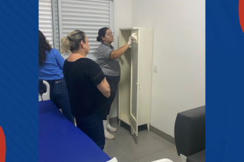 Foto - Treinamento de Higiene e Limpeza Hospitalar.