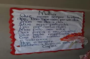 CAPS Infantil comemora o Dia Internacional da Mulher