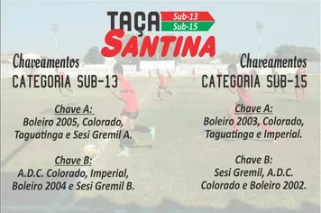 Em noite de muitos gols, Boleiro e Imperial vencem pela Taça Santina
