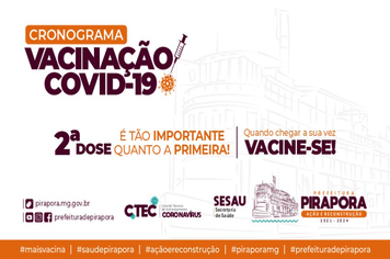 Prefeitura divulga novo cronograma de vacinação
