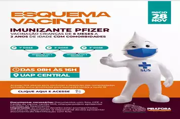 Vacinação para Crianças de 6 meses a 2 anos
