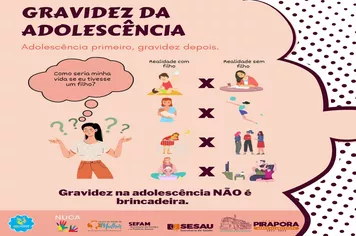 Secretaria de Saúde cria o bloco de prevenção da gravidez na adolescência