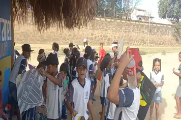 Festival de Pipas, em escolas de Pirapora, promove diversão com conscientização e segurança dos alunos
