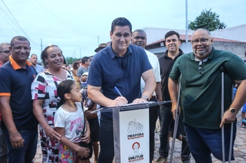 Saúde e meio ambiente em alta! Obra de esgotamento sanitário no Bom Jesus II já começou!