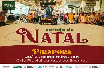 Hoje tem o espetáculo “Cortejo de Natal” na Orla Fluvial de Pirapora