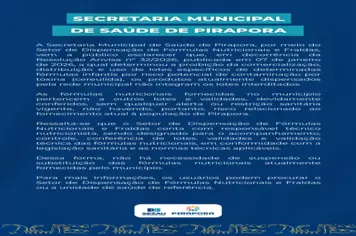 Comunicado da SESAU