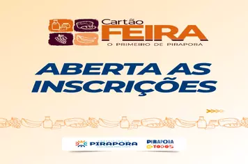 Processo seletivo do Programa Cartão Feira 2026