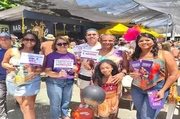 Ação da SEMAS promove respeito às mulheres e segurança de crianças e adolescentes no Carnaval