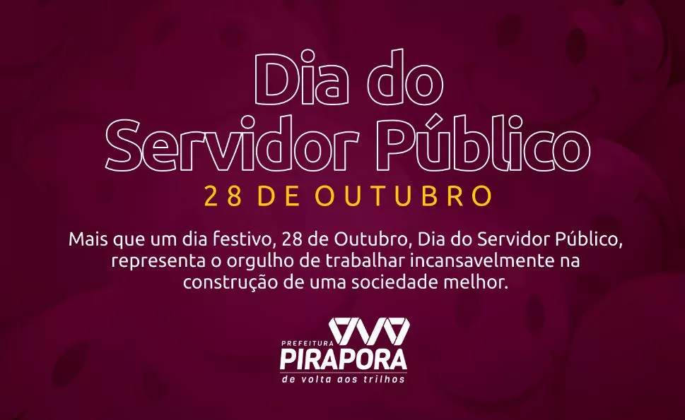 Parabéns a todos os Servidores!