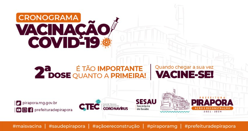 Prefeitura divulga novo cronograma de vacinação