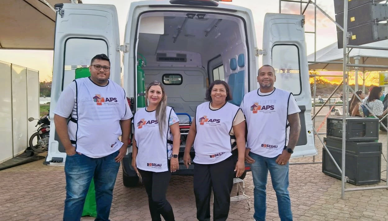 Secretaria de Saúde presente nas comemorações da Festa do Sol
