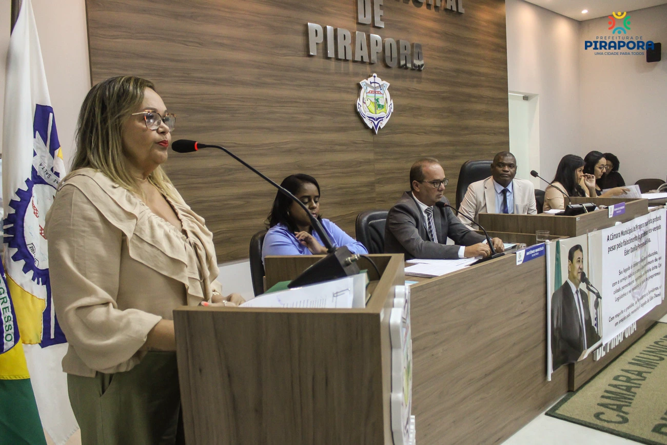 Atuação da SEMED foi pautada na Câmara de Pirapora