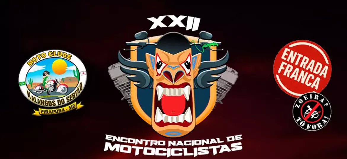 22º Encontro Nacional dos Motociclistas de Pirapora começa nesta quinta-feira (19/06)