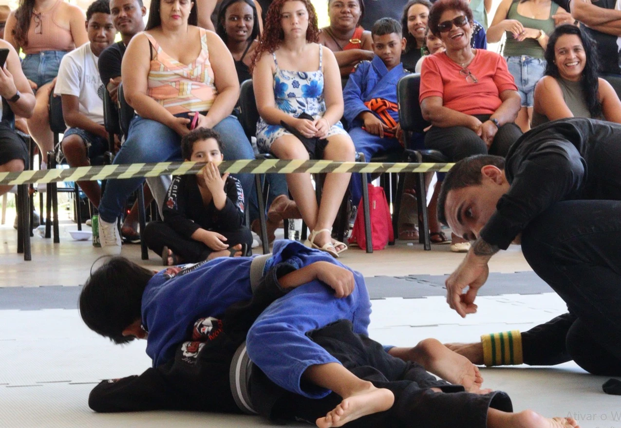 Domingo foi de jiu-jitsu em Pirapora